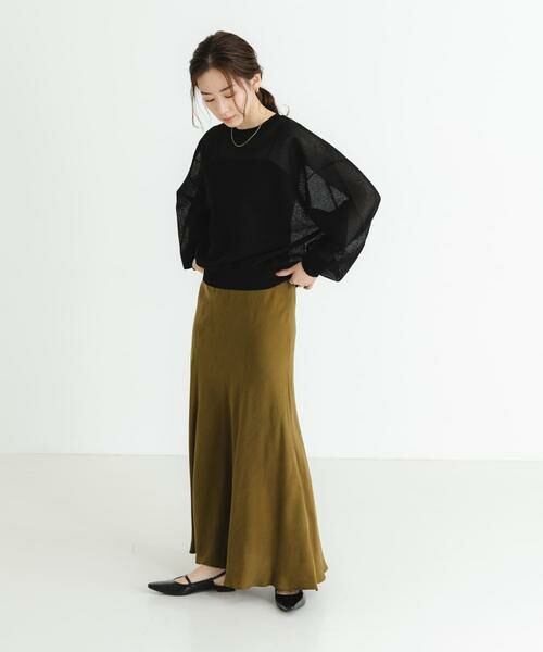 URBAN RESEARCH / アーバンリサーチ ニット・セーター | new basic　リネン混スポンディッシュニットプルオーバー | 詳細22