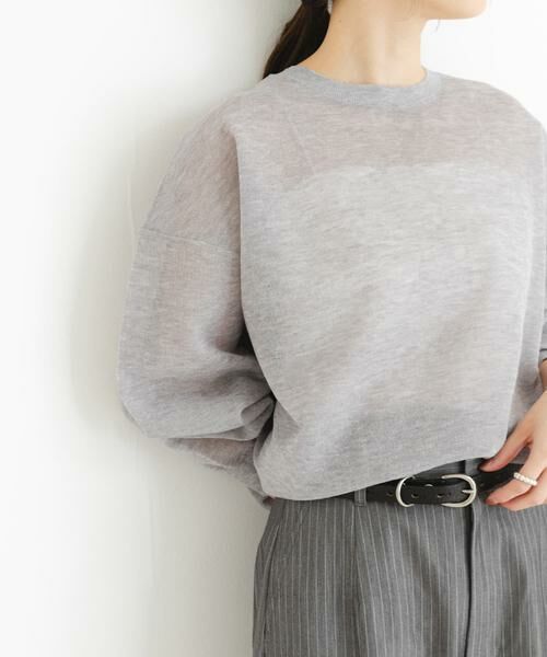 URBAN RESEARCH / アーバンリサーチ ニット・セーター | new basic　リネン混スポンディッシュニットプルオーバー | 詳細26