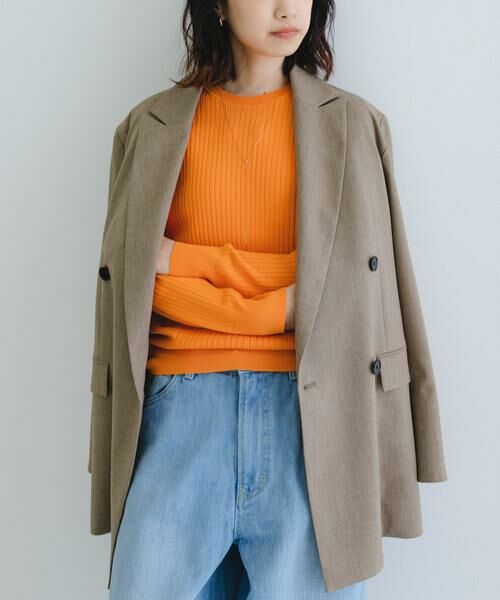 URBAN RESEARCH / アーバンリサーチ ニット・セーター | 『WEB限定』クルーネックコンパクトリブニット | 詳細3