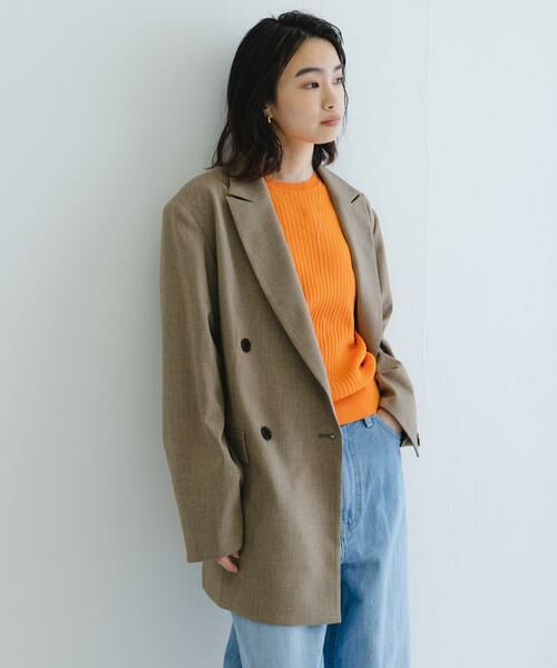 URBAN RESEARCH / アーバンリサーチ ニット・セーター | 『WEB限定』クルーネックコンパクトリブニット | 詳細5