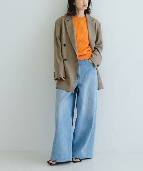 URBAN RESEARCH / アーバンリサーチ ニット・セーター | 『WEB限定』クルーネックコンパクトリブニット | 詳細6