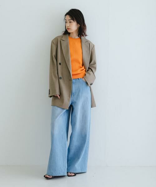 URBAN RESEARCH / アーバンリサーチ ニット・セーター | 『WEB限定』クルーネックコンパクトリブニット | 詳細7