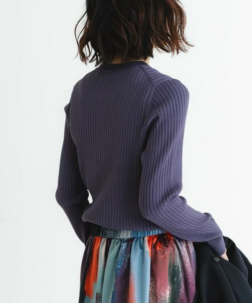 URBAN RESEARCH / アーバンリサーチ ニット・セーター | 『WEB限定』クルーネックコンパクトリブニット | 詳細11