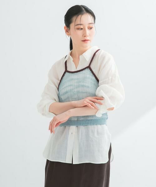 URBAN RESEARCH / アーバンリサーチ キャミソール・チューブトップ | シアーラメキャミソール | 詳細1