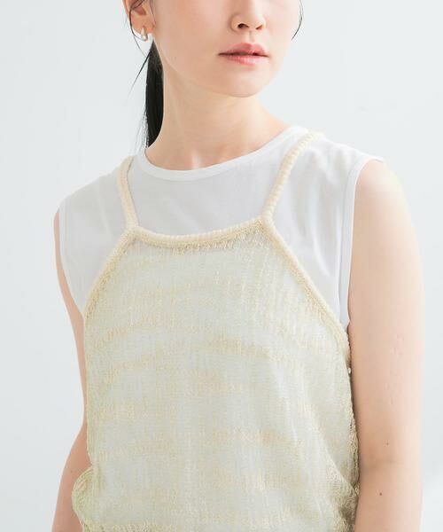 URBAN RESEARCH / アーバンリサーチ キャミソール・チューブトップ | シアーラメキャミソール | 詳細14