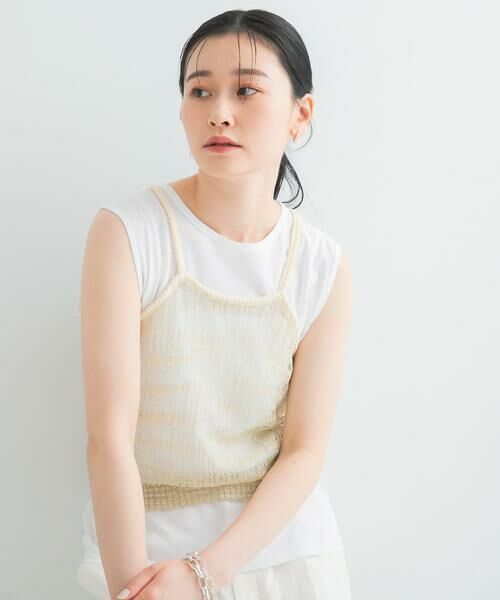 URBAN RESEARCH / アーバンリサーチ キャミソール・チューブトップ | シアーラメキャミソール | 詳細15