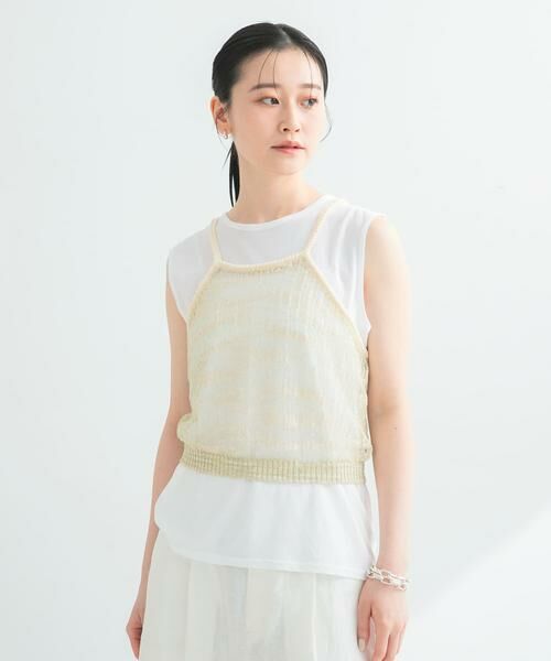 URBAN RESEARCH / アーバンリサーチ キャミソール・チューブトップ | シアーラメキャミソール | 詳細17