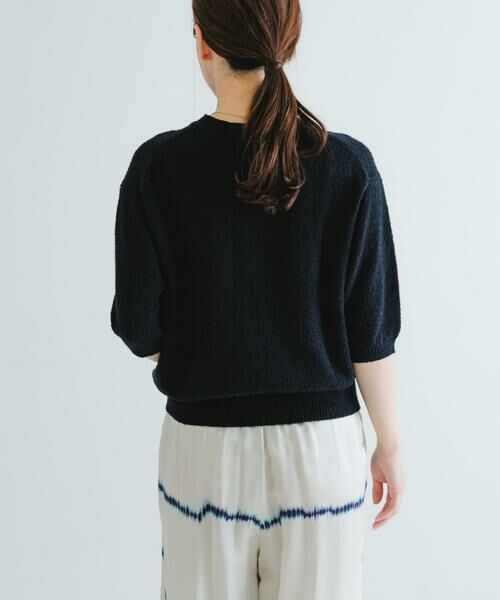 URBAN RESEARCH / アーバンリサーチ ニット・セーター | ブークレハーフスリーブニット | 詳細12