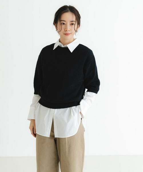 URBAN RESEARCH / アーバンリサーチ ニット・セーター | ブークレハーフスリーブニット | 詳細14