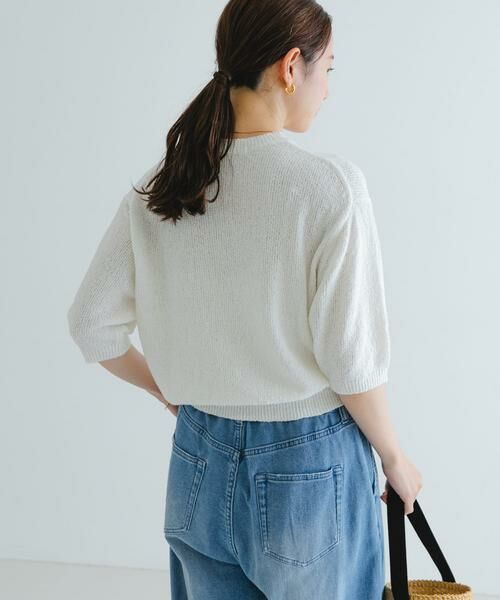 URBAN RESEARCH / アーバンリサーチ ニット・セーター | ブークレハーフスリーブニット | 詳細23