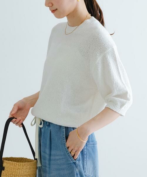 URBAN RESEARCH / アーバンリサーチ ニット・セーター | ブークレハーフスリーブニット | 詳細25