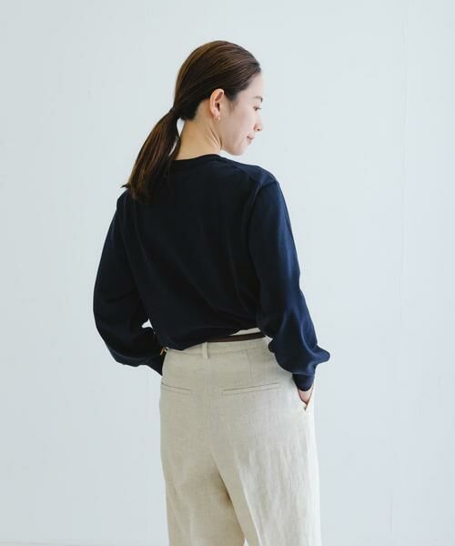 URBAN RESEARCH / アーバンリサーチ ニット・セーター | new basic　ハイゲージクルーネックニット | 詳細3