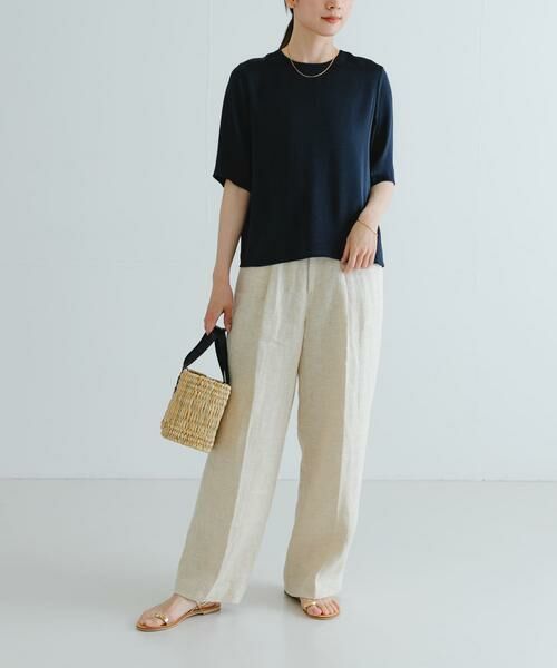 URBAN RESEARCH / アーバンリサーチ シャツ・ブラウス | ハーフスリーブサテンブラウス | 詳細2