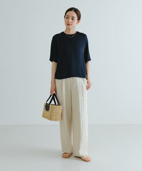 URBAN RESEARCH / アーバンリサーチ シャツ・ブラウス | ハーフスリーブサテンブラウス | 詳細3