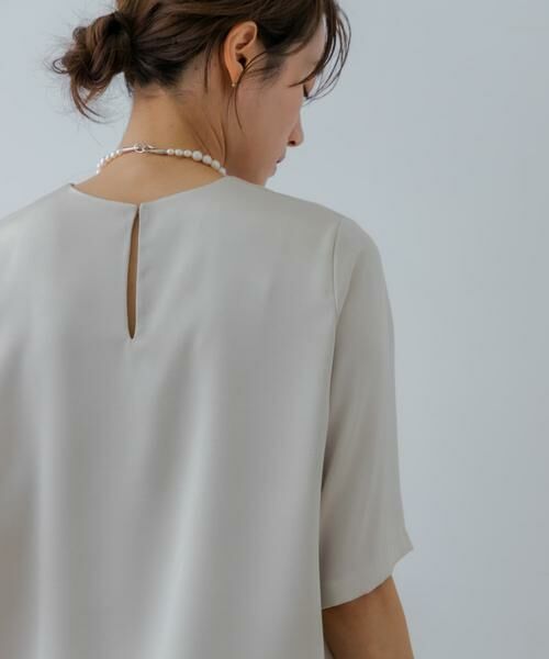 URBAN RESEARCH / アーバンリサーチ シャツ・ブラウス | ハーフスリーブサテンブラウス | 詳細16