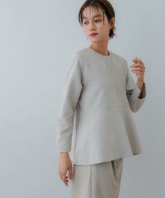 URBAN RESEARCH / アーバンリサーチ シャツ・ブラウス | ジャガードペプラムブラウス