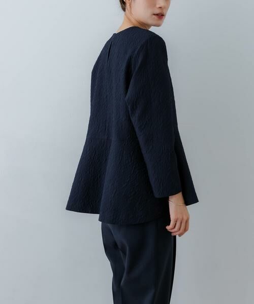 URBAN RESEARCH / アーバンリサーチ シャツ・ブラウス | ジャガードペプラムブラウス | 詳細2