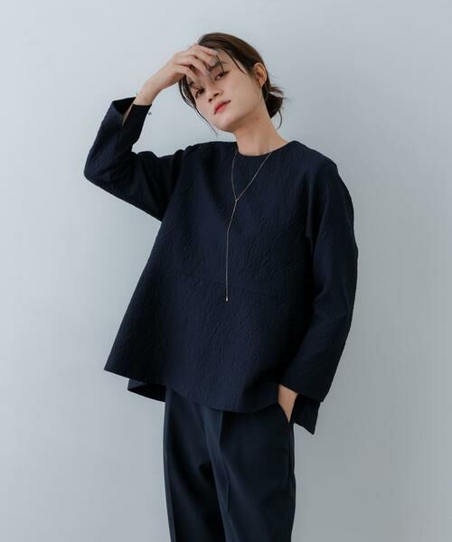 URBAN RESEARCH / アーバンリサーチ シャツ・ブラウス | ジャガードペプラムブラウス | 詳細4