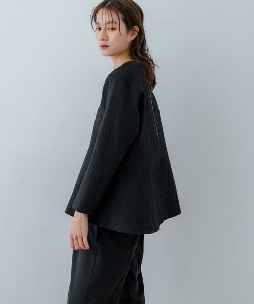 URBAN RESEARCH / アーバンリサーチ シャツ・ブラウス | ジャガードペプラムブラウス | 詳細18