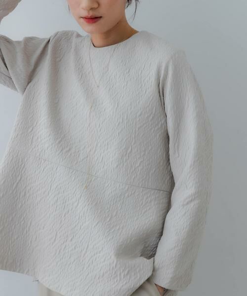 URBAN RESEARCH / アーバンリサーチ シャツ・ブラウス | ジャガードペプラムブラウス | 詳細24