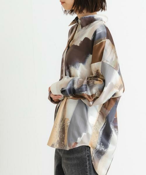 URBAN RESEARCH / アーバンリサーチ シャツ・ブラウス | 『イージーケア』new basic　カラーブロックペイントシャツ | 詳細3