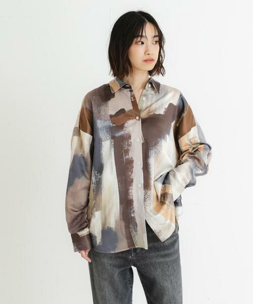 URBAN RESEARCH / アーバンリサーチ シャツ・ブラウス | 『イージーケア』new basic　カラーブロックペイントシャツ | 詳細4