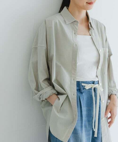 URBAN RESEARCH / アーバンリサーチ シャツ・ブラウス | new basic　ガーメントダイオーバーシャツ | 詳細1