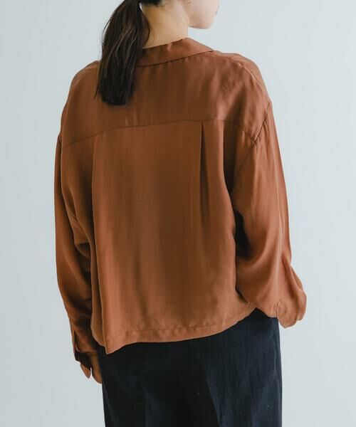 URBAN RESEARCH / アーバンリサーチ シャツ・ブラウス | new basic　キュプラショートシャツ | 詳細1