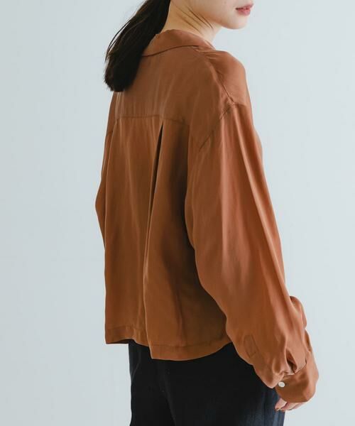 URBAN RESEARCH / アーバンリサーチ シャツ・ブラウス | new basic　キュプラショートシャツ | 詳細2