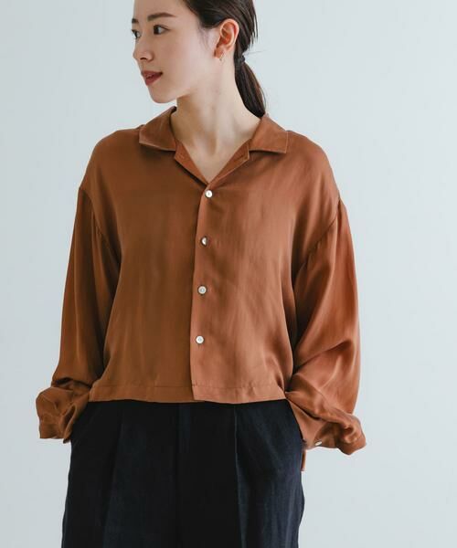 URBAN RESEARCH / アーバンリサーチ シャツ・ブラウス | new basic　キュプラショートシャツ | 詳細4