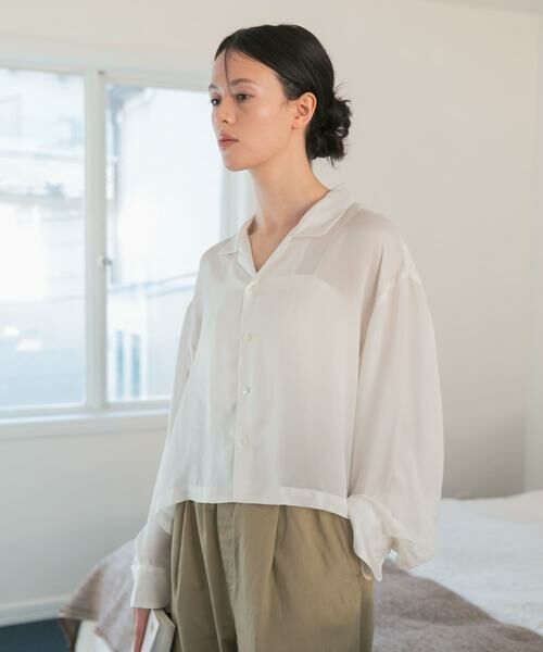 URBAN RESEARCH / アーバンリサーチ シャツ・ブラウス | new basic　キュプラショートシャツ | 詳細14