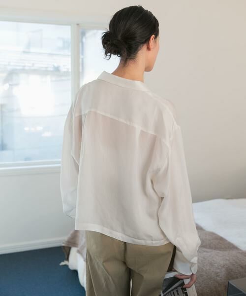 URBAN RESEARCH / アーバンリサーチ シャツ・ブラウス | new basic　キュプラショートシャツ | 詳細17