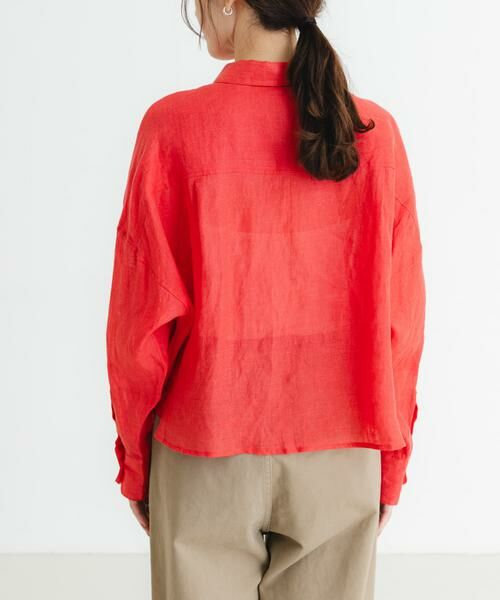 URBAN RESEARCH / アーバンリサーチ シャツ・ブラウス | リネンワイドショートシャツ | 詳細10