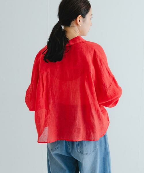 URBAN RESEARCH / アーバンリサーチ シャツ・ブラウス | リネンワイドショートシャツ | 詳細3