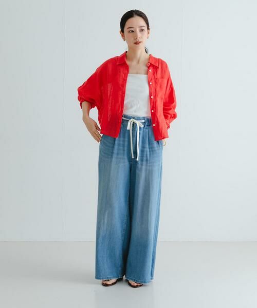 URBAN RESEARCH / アーバンリサーチ シャツ・ブラウス | リネンワイドショートシャツ | 詳細5