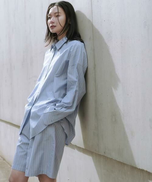 URBAN RESEARCH / アーバンリサーチ シャツ・ブラウス | new basic　インドスビンコットンストライプシャツ | 詳細10