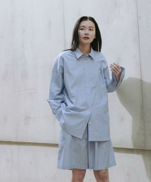 URBAN RESEARCH / アーバンリサーチ シャツ・ブラウス | new basic　インドスビンコットンストライプシャツ | 詳細13