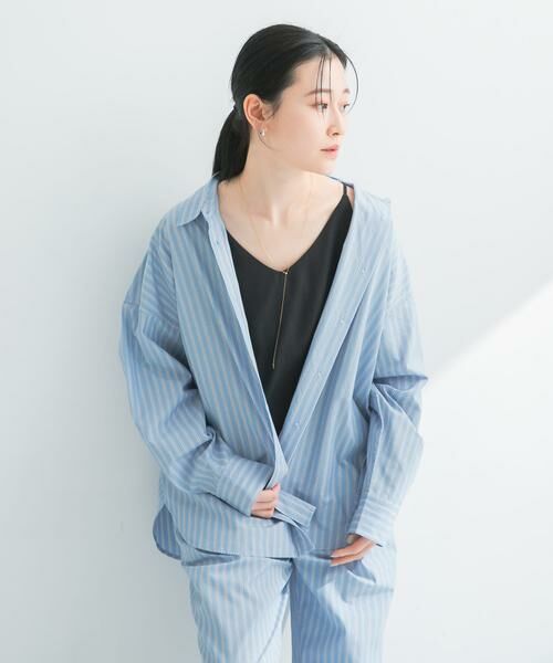 URBAN RESEARCH / アーバンリサーチ シャツ・ブラウス | new basic　インドスビンコットンストライプシャツ | 詳細2