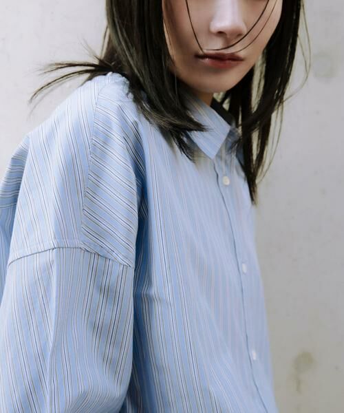 URBAN RESEARCH / アーバンリサーチ シャツ・ブラウス | new basic　インドスビンコットンストライプシャツ | 詳細6