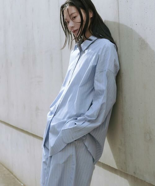 URBAN RESEARCH / アーバンリサーチ シャツ・ブラウス | new basic　インドスビンコットンストライプシャツ | 詳細9