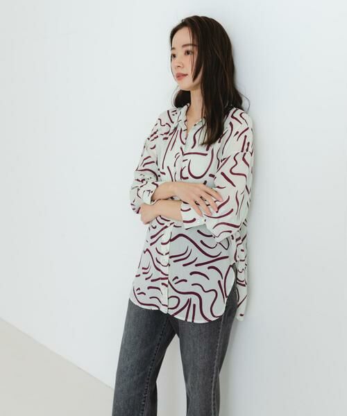 URBAN RESEARCH / アーバンリサーチ シャツ・ブラウス | 『イージーケア』ドローイングアートプリントシャツ | 詳細6
