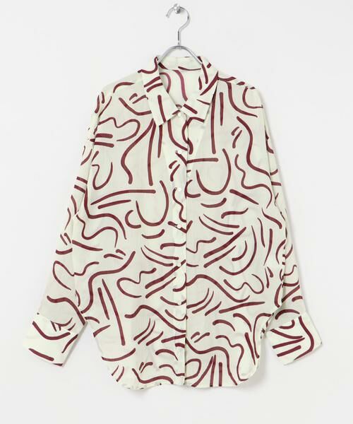 URBAN RESEARCH / アーバンリサーチ シャツ・ブラウス | 『イージーケア』ドローイングアートプリントシャツ | 詳細8