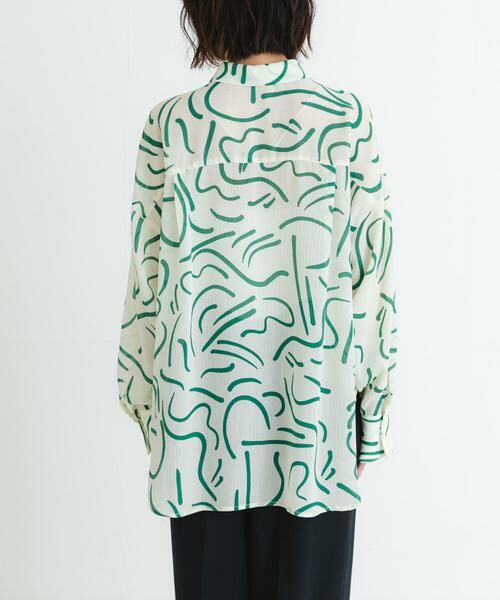 URBAN RESEARCH / アーバンリサーチ シャツ・ブラウス | 『イージーケア』ドローイングアートプリントシャツ | 詳細23