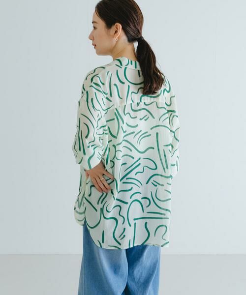 URBAN RESEARCH / アーバンリサーチ シャツ・ブラウス | 『イージーケア』ドローイングアートプリントシャツ | 詳細16