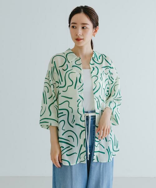 URBAN RESEARCH / アーバンリサーチ シャツ・ブラウス | 『イージーケア』ドローイングアートプリントシャツ | 詳細17