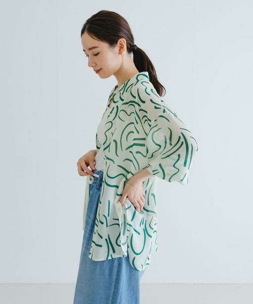 URBAN RESEARCH / アーバンリサーチ シャツ・ブラウス | 『イージーケア』ドローイングアートプリントシャツ | 詳細18