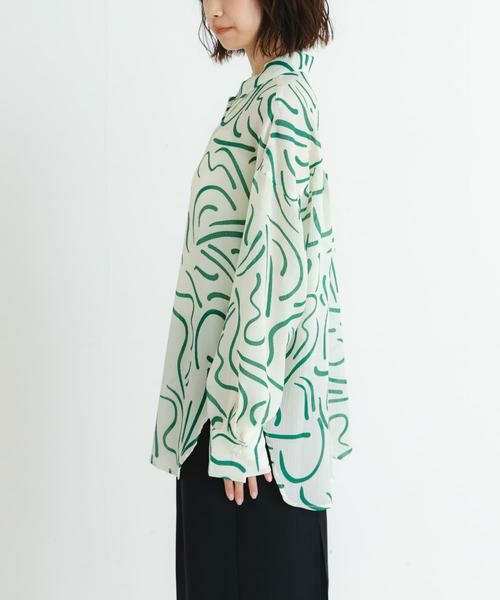 URBAN RESEARCH / アーバンリサーチ シャツ・ブラウス | 『イージーケア』ドローイングアートプリントシャツ | 詳細22