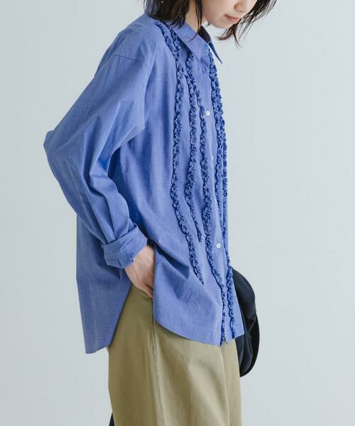 URBAN RESEARCH / アーバンリサーチ シャツ・ブラウス | レギュラーカラーフリルシャツ | 詳細6