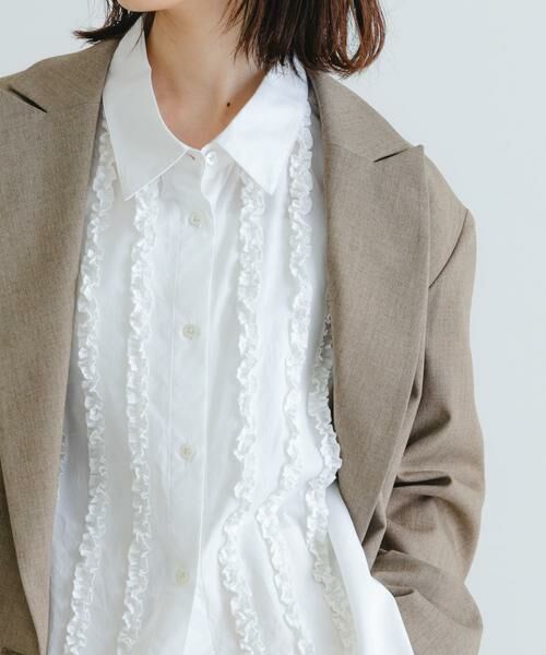 URBAN RESEARCH / アーバンリサーチ シャツ・ブラウス | レギュラーカラーフリルシャツ | 詳細19