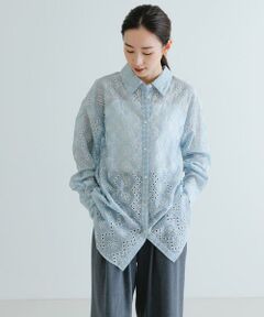 URBAN RESEARCH / アーバンリサーチ シャツ・ブラウス | 刺繍レースオーバーシャツ